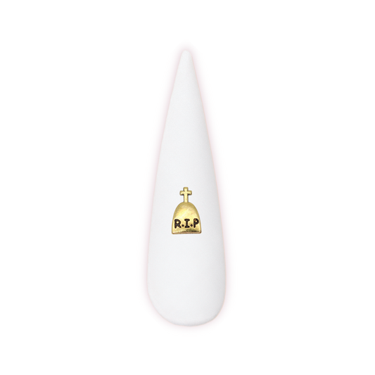 RIP Tombstone Nail Charm